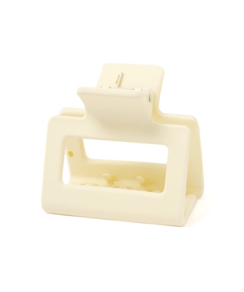 LAKOLE（ラコレ）の「スクエアマットミニヘアクリップ / 238533（バレッタ/ヘアクリップ・レディース・ブラウン/ブルー/オフホワイト/パープル/オリーブ/ライトブルー/サンドグレー/チャコール/クリーム/ブラック/グレー/カーキ・FREE）」の8枚目の写真