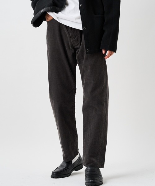 SAKULA（サクラ）の「【SAKULA/サクラ】COUDUROY ANKLE PANTS/コーデュロイアンクルカットパンツ（その他パンツ・メンズ・アイボリー/グレー・34/26/30/32/28）」の2枚目の写真