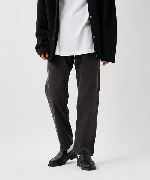 SAKULA（サクラ）の「【SAKULA/サクラ】COUDUROY ANKLE PANTS/コーデュロイアンクルカットパンツ（その他パンツ・メンズ・アイボリー/グレー・34/26/30/32/28）」の12枚目の写真