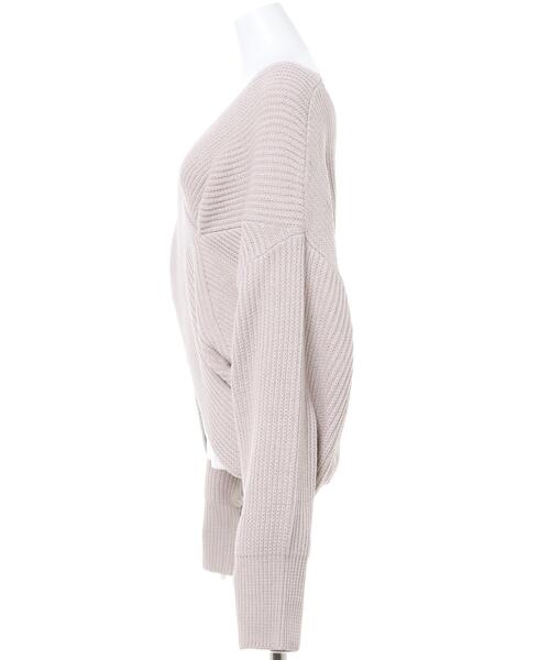 INGNI(イング)の「カシュクール/ニット/A(ニット/セーター・レディース・アイボリー/マスタード/ブラック/グレー系その他/グリーン/イエロー・M)」の8枚目の写真