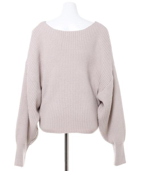 INGNI(イング)の「カシュクール/ニット/A(ニット/セーター・レディース・アイボリー/マスタード/ブラック/グレー系その他/グリーン/イエロー・M)」の9枚目の写真