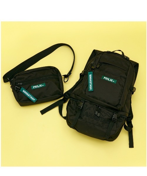 MILKFED.(ミルクフェド)の「MILKFED. × MANASTASH /ミルクフェド×マナスタッシュ SHOULDER ショルダーバッグ(ショルダーバッグ・レディース・ブラック・FREE)」の4枚目の写真