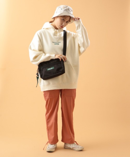 MILKFED.(ミルクフェド)の「MILKFED. × MANASTASH /ミルクフェド×マナスタッシュ SHOULDER ショルダーバッグ(ショルダーバッグ・レディース・ブラック・FREE)」の11枚目の写真