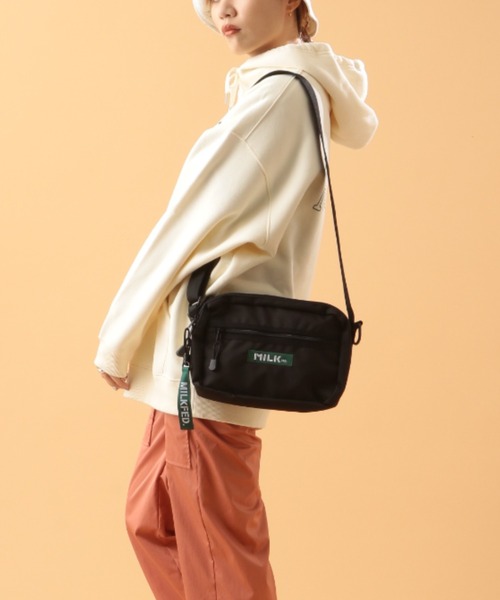 MILKFED.(ミルクフェド)の「MILKFED. × MANASTASH /ミルクフェド×マナスタッシュ SHOULDER ショルダーバッグ(ショルダーバッグ・レディース・ブラック・FREE)」の16枚目の写真