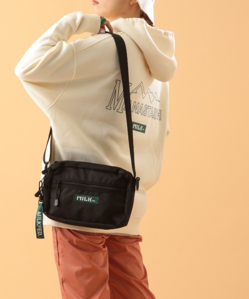 MILKFED.(ミルクフェド)の「MILKFED. × MANASTASH /ミルクフェド×マナスタッシュ SHOULDER ショルダーバッグ(ショルダーバッグ・レディース・ブラック・FREE)」の18枚目の写真