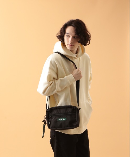 MILKFED.(ミルクフェド)の「MILKFED. × MANASTASH /ミルクフェド×マナスタッシュ SHOULDER ショルダーバッグ(ショルダーバッグ・レディース・ブラック・FREE)」の19枚目の写真