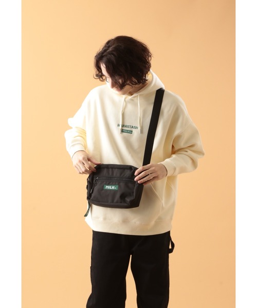 MILKFED.(ミルクフェド)の「MILKFED. × MANASTASH /ミルクフェド×マナスタッシュ SHOULDER ショルダーバッグ(ショルダーバッグ・レディース・ブラック・FREE)」の21枚目の写真