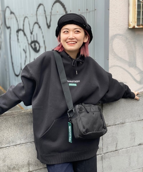 MILKFED.(ミルクフェド)の「MILKFED. × MANASTASH /ミルクフェド×マナスタッシュ SHOULDER ショルダーバッグ(ショルダーバッグ・レディース・ブラック・FREE)」の5枚目の写真