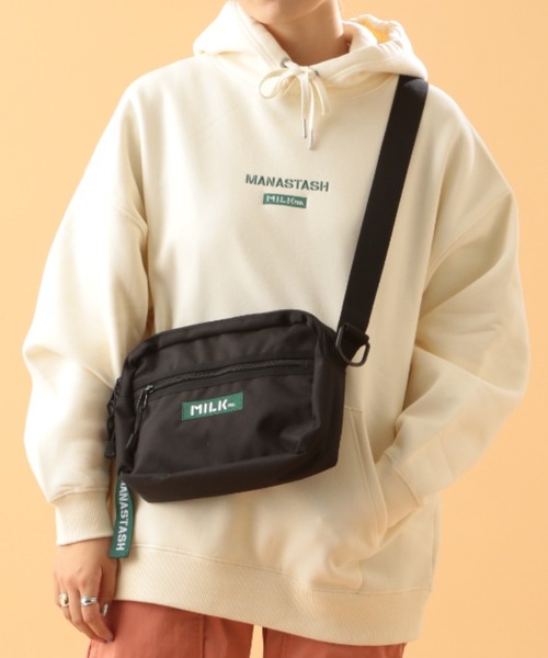 MILKFED.(ミルクフェド)の「MILKFED. × MANASTASH /ミルクフェド×マナスタッシュ SHOULDER ショルダーバッグ(ショルダーバッグ・レディース・ブラック・FREE)」の22枚目の写真