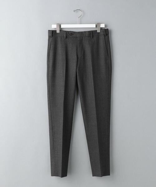 WORK TRIP OUTFITS GREEN LABEL RELAXING（ワークトリップアウトフィッツグリーンレーベル リラクシング）の「WTO TWPUバーズアイ マジコン スーツパンツ -ウォッシャブル・防シワ・ストレッチ- ＊＊（スーツパンツ・メンズ・ネイビー/ダークブラウン/ダークグレー・XXS/70/XS/72/S/76/L/84/M/80/XL/88）」の14枚目の写真