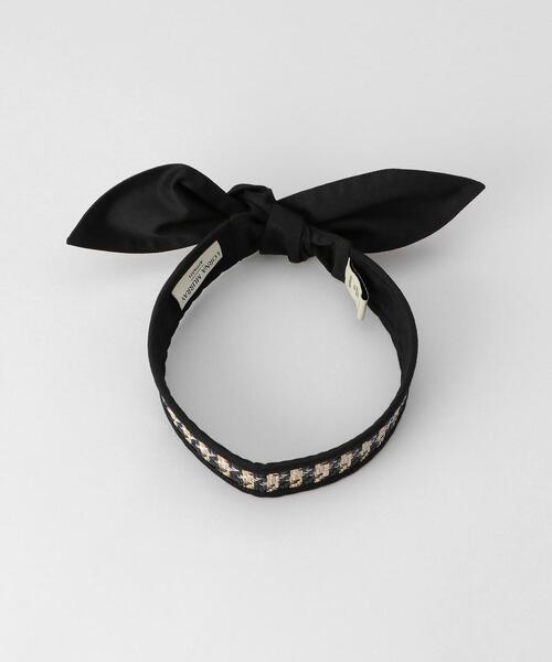 BEAUTY&YOUTH UNITED ARROWS(ビューティーアンドユースユナイテッドアローズ)の「<LORNA MURRAY>BOHEMIA ROMA HEADBAND/ヘッドバンド.(ヘアバンド・レディース・ブラック・FREE)」の7枚目の写真