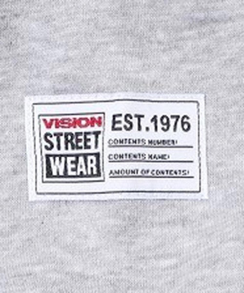 VISION STREET WEAR(ヴィジョンストリートウェア)の「VISION STREET WEAR 裏起毛プリントスウェットトレーナー(スウェット・メンズ・チャコールグレー/ブルー/クリアグリーン/ホワイト系その他/グレー系その他/グリーン系その他/ブルー系その他/キナリ・LL/M/L)」の12枚目の写真