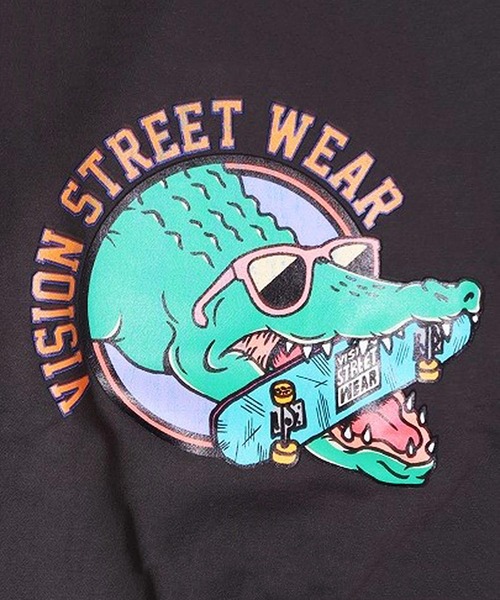 VISION STREET WEAR(ヴィジョンストリートウェア)の「VISION STREET WEAR 裏起毛プリントスウェットトレーナー(スウェット・メンズ・チャコールグレー/ブルー/クリアグリーン/ホワイト系その他/グレー系その他/グリーン系その他/ブルー系その他/キナリ・LL/M/L)」の15枚目の写真