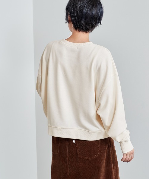 cepo(セポ)の「ブラシ刺繍ロゴスウェット(スウェット・レディース・オフホワイト/オレンジ/ネイビー/カーキ・M)」の22枚目の写真