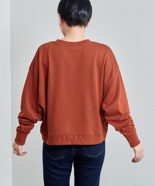 cepo(セポ)の「ブラシ刺繍ロゴスウェット(スウェット・レディース・オフホワイト/オレンジ/ネイビー/カーキ・M)」の16枚目の写真