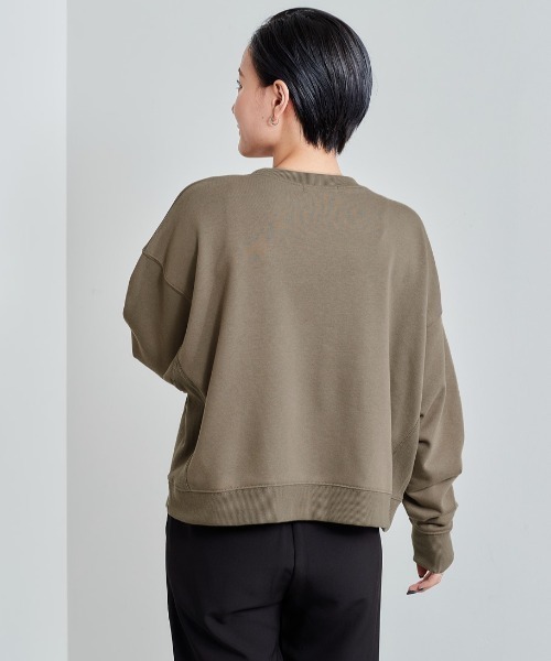 cepo(セポ)の「ブラシ刺繍ロゴスウェット(スウェット・レディース・オフホワイト/オレンジ/ネイビー/カーキ・M)」の11枚目の写真