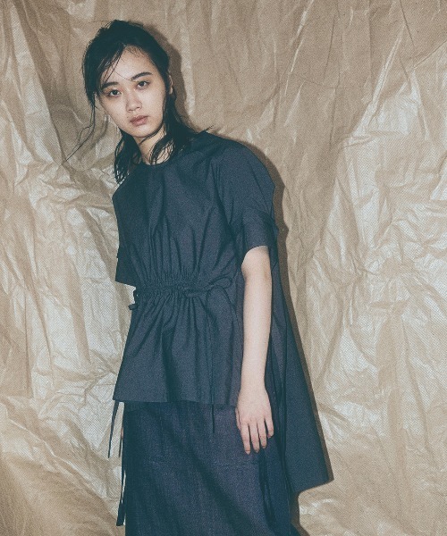 RURI.W（ルリ）の「【RURI.W】TOPPER BLOUSE（シャツ/ブラウス・レディース・ホワイト/ブラック・FREE）」の4枚目の写真