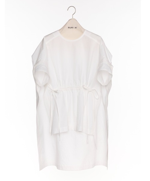 RURI.W（ルリ）の「【RURI.W】TOPPER BLOUSE（シャツ/ブラウス・レディース・ホワイト/ブラック・FREE）」の5枚目の写真
