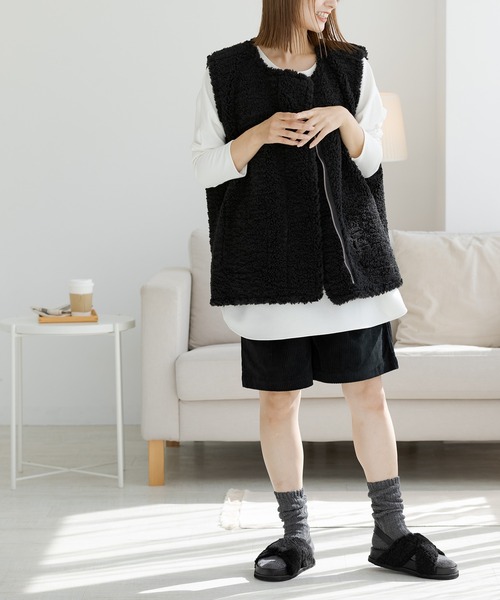 tシャツ 裏起毛ポンチョプルオーバー レディース 裏起毛ポンチョプルオーバー（Tシャツ/カットソー）｜ZAKKA-BOX