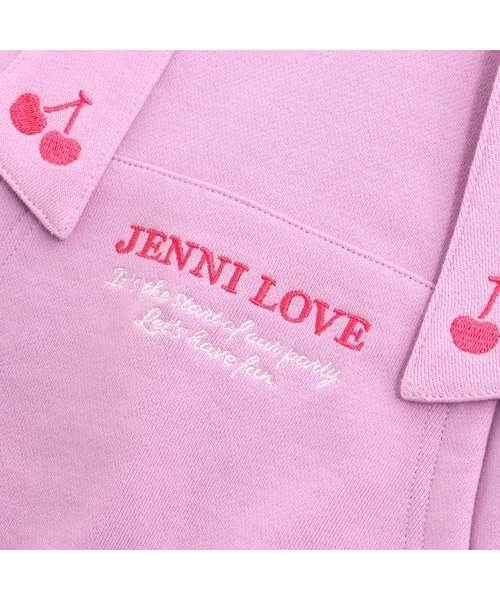 JENNI love(ジェニィラブ)の「ボウタイパーカー(パーカー・キッズ・オフホワイト/ピンク/ラベンダー・130cm/140cm/150cm/160cm)」の8枚目の写真