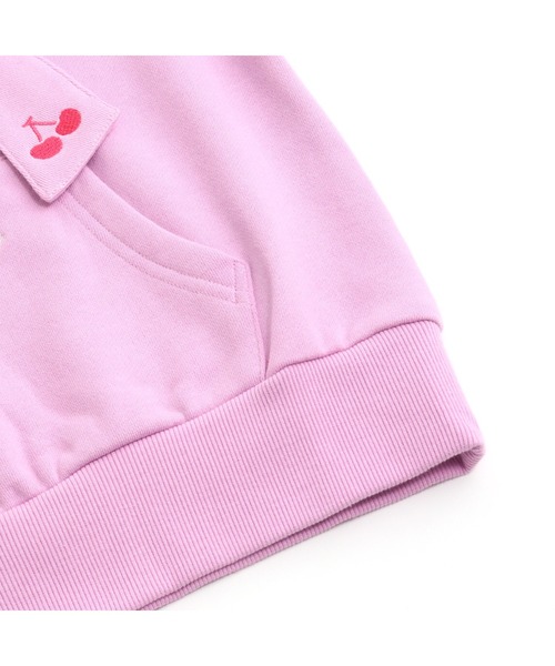 JENNI love(ジェニィラブ)の「ボウタイパーカー(パーカー・キッズ・オフホワイト/ピンク/ラベンダー・130cm/140cm/150cm/160cm)」の11枚目の写真