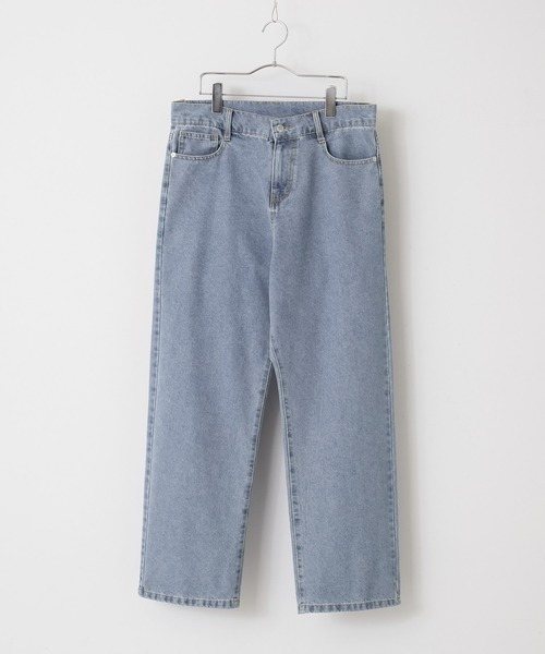 ルーズストレートデニムパンツ/セミワイドデニムパンツ（デニムパンツ