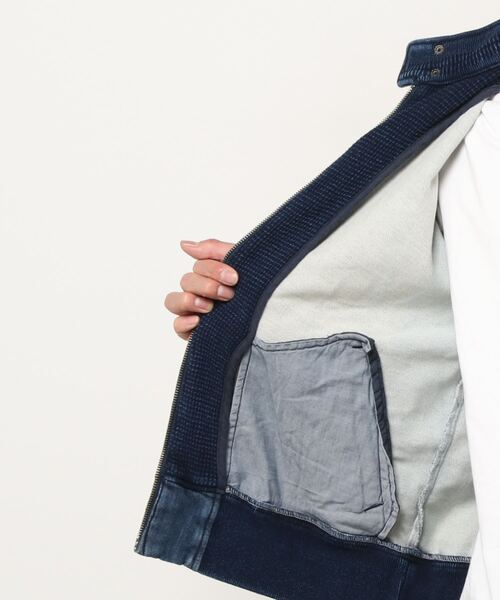 Rinajour（リナジュール）の「Rinajour(リナジュール) インディゴブルゾン（ブルゾン・メンズ・インディゴブルー・LARGE）」の3枚目の写真