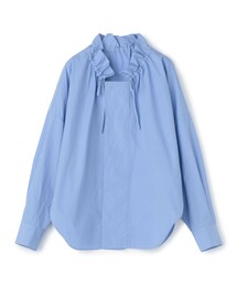 TOMORROWLAND  | ファインコットンブロード ギャザーカラーブラウス(シャツ/ブラウス)