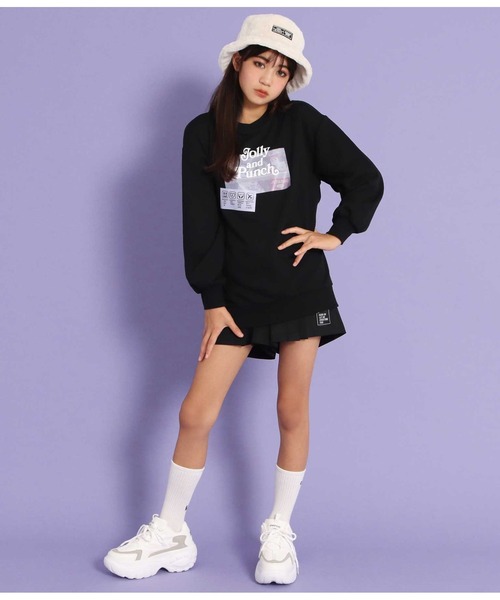 ANAP GiRL(アナップガール)の「ファーバケットハット(ハット・キッズ・ライム/アイボリー/ホワイト×ブラック/ブラック・FREE)」の18枚目の写真