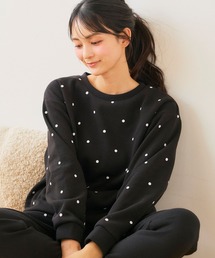 cross marche(クロスマルシェ)の【LAFUKU/ラフク】裏起毛スウェットルームウェアSET◆新色追加◆(上下セット) Sサイズ〜4Lサイズ(ルームウェア/パジャマ)