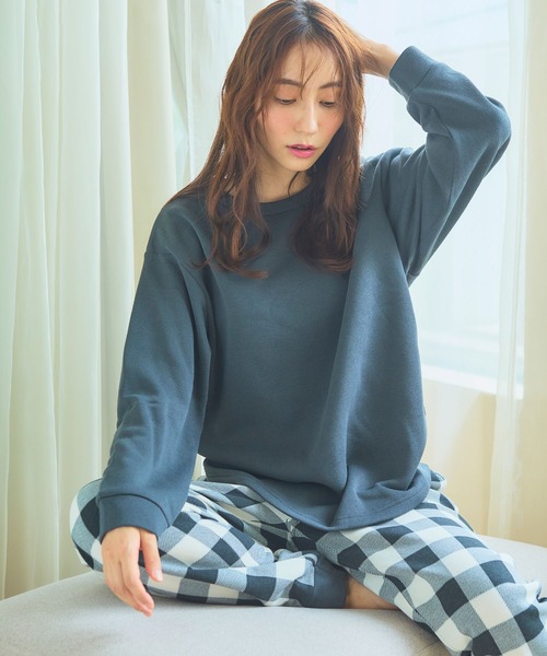 daihuku出品 LAFUKU/ラフク】裏起毛スウェットルームウェアSET◇新色追加