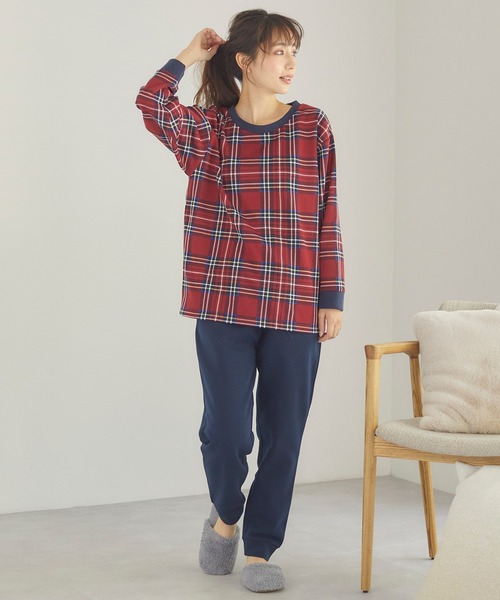 裏起毛スウェットセットアップ 上下セット【LAFUKU/ラフク