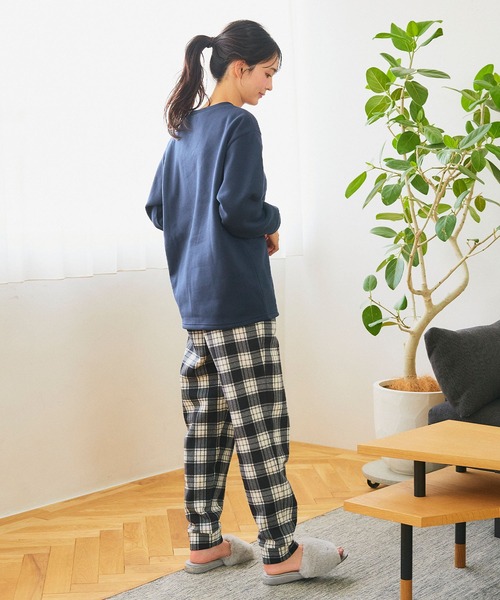 LAFUKU/ラフク】裏起毛スウェットルームウェアSET◇新色追加◇（上下