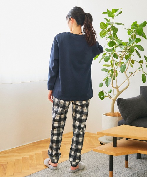 LAFUKU/ラフク】裏起毛スウェットルームウェアSET◇新色追加◇（上下