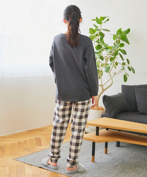 LAFUKU/ラフク】裏起毛スウェットルームウェアSET◇新色追加◇（上下