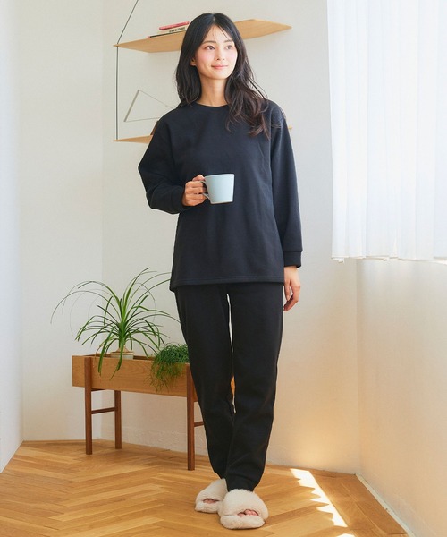 セール】【LAFUKU/ラフク】裏起毛スウェットルームウェアSET◇新