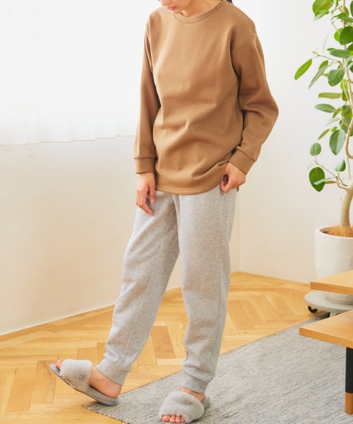 セール】【LAFUKU/ラフク】裏起毛スウェットルームウェアSET◇新色追加