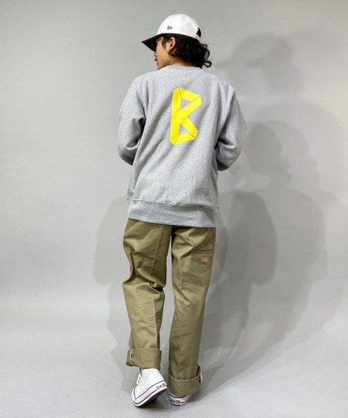 コラボ　スウェット　トレーナー　裏毛　サイズM　ブルックリンマシンワークス　希少 BROOKLYN MACHINE WORKS（ブルックリンマシンワークス）の「ムラサキ