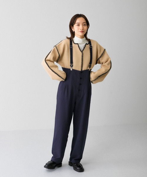 KBF(ケイビーエフ)の「カラーハンドステッチ2WAYニット(ニット/セーター・レディース・ブラック/ミント/ベージュ・ONE)」の15枚目の写真