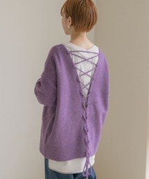 ITEMS URBANRESEARCH | バック編みニット(ニット/セーター)