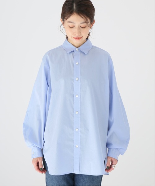 plage（プラージュ）の「Puff Sleeves Round シャツ◆（シャツ/ブラウス・レディース・サックスブルー/アイボリー・FREE）」の7枚目の写真