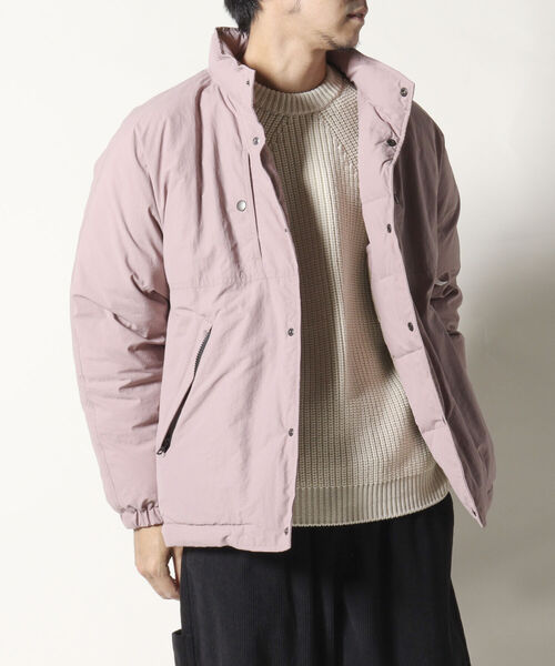 NOLLEY'S goodman（ノーリーズグッドマン）の「【WORK ABOUT/ワークアバウト】CATTLEYA JACKET インサレーション 中綿（ブルゾン・メンズ・ブラック/ベビーピンク/グレイッシュブルー・M/L）」の4枚目の写真