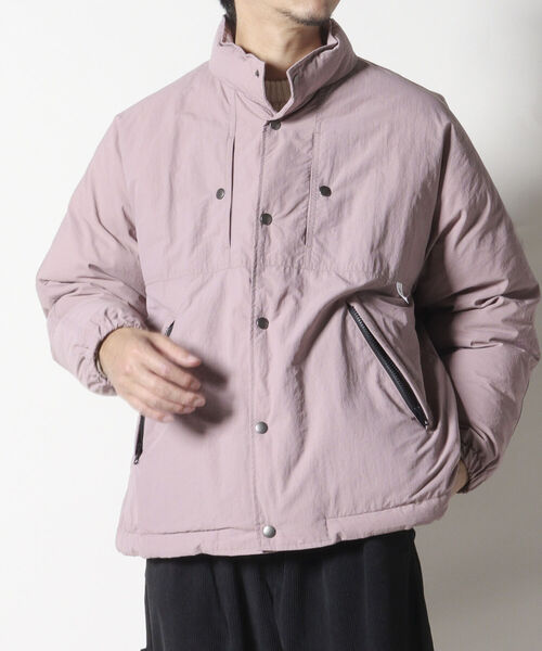 NOLLEY'S goodman（ノーリーズグッドマン）の「【WORK ABOUT/ワークアバウト】CATTLEYA JACKET インサレーション 中綿（ブルゾン・メンズ・ブラック/ベビーピンク/グレイッシュブルー・M/L）」の7枚目の写真
