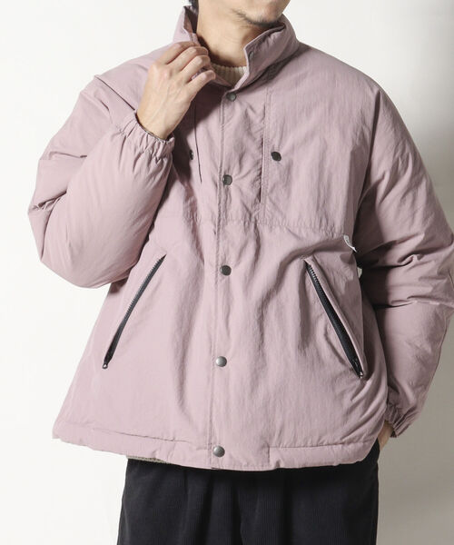 NOLLEY'S goodman（ノーリーズグッドマン）の「【WORK ABOUT/ワークアバウト】CATTLEYA JACKET インサレーション 中綿（ブルゾン・メンズ・ブラック/ベビーピンク/グレイッシュブルー・M/L）」の8枚目の写真