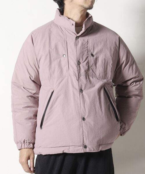 NOLLEY'S goodman（ノーリーズグッドマン）の「【WORK ABOUT/ワークアバウト】CATTLEYA JACKET インサレーション 中綿（ブルゾン・メンズ・ブラック/ベビーピンク/グレイッシュブルー・M/L）」の9枚目の写真