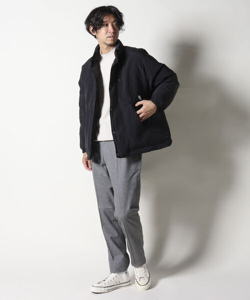 NOLLEY'S goodman（ノーリーズグッドマン）の「【WORK ABOUT/ワークアバウト】CATTLEYA JACKET インサレーション 中綿（ブルゾン・メンズ・ブラック/ベビーピンク/グレイッシュブルー・M/L）」の12枚目の写真