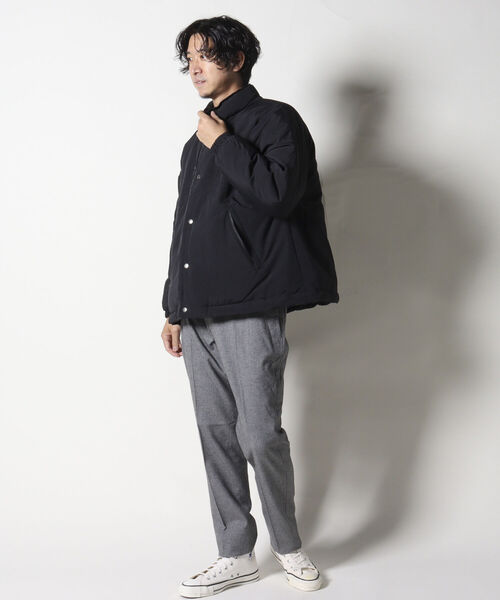 NOLLEY'S goodman（ノーリーズグッドマン）の「【WORK ABOUT/ワークアバウト】CATTLEYA JACKET インサレーション 中綿（ブルゾン・メンズ・ブラック/ベビーピンク/グレイッシュブルー・M/L）」の19枚目の写真
