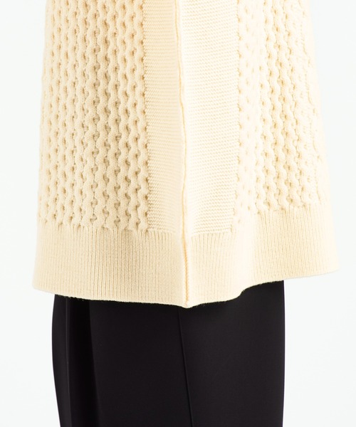 WRAPINKNOT（ラッピンノット）の「アランセーター/ARAN SWEATER（ニット/セーター・メンズ・オフホワイト/ブラック・2/3）」の8枚目の写真