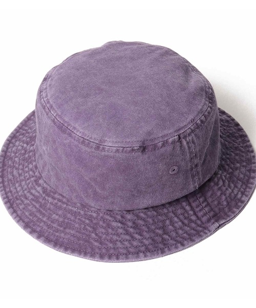 FRUIT OF THE LOOM（フルーツオブザルーム）の「FRUIT OF THE LOOM　BUCKET HAT TWILL PIGMENT（ハット・メンズ・ブラック/パープル/ベージュ/レッド・FREE）」の3枚目の写真