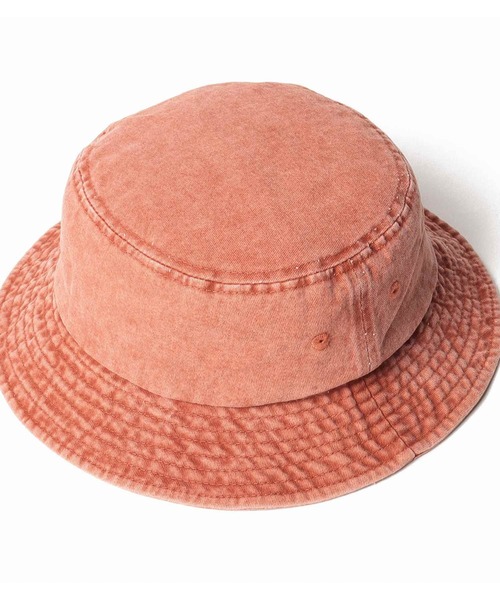 FRUIT OF THE LOOM（フルーツオブザルーム）の「FRUIT OF THE LOOM　BUCKET HAT TWILL PIGMENT（ハット・メンズ・ブラック/パープル/ベージュ/レッド・FREE）」の4枚目の写真